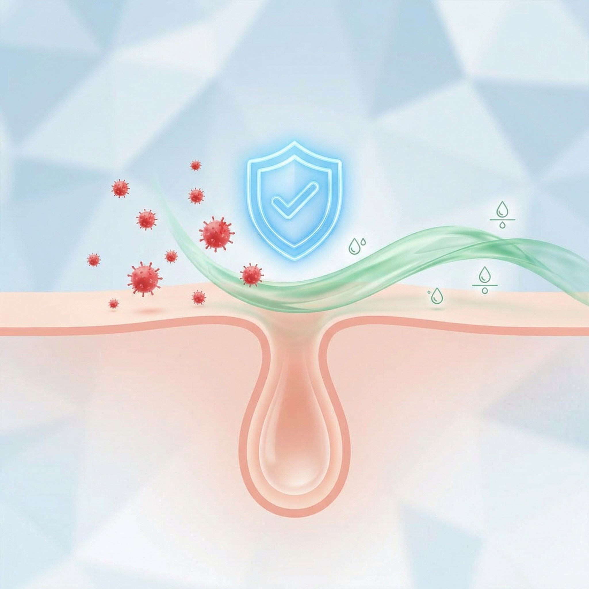 Clears acne causing bacteria